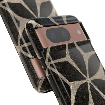 Concrete Mosaic Star · Tough Phone Case for Pixel ·  Black