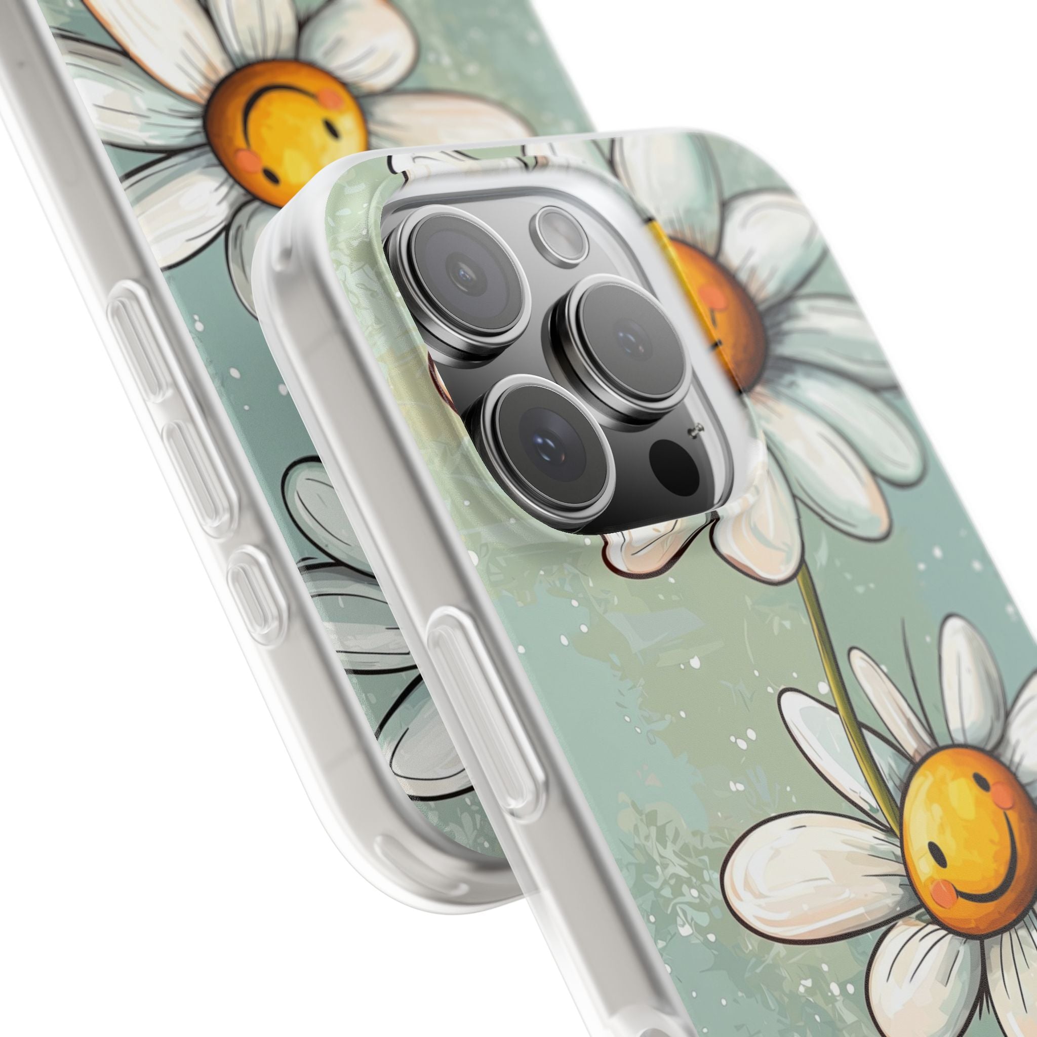 Sonnige Gänseblümchen-Lächeln iPhone 16 Pro Case - Soft