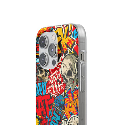 Skate Skull Riot · Lite Phone Case for iPhone ·  Red