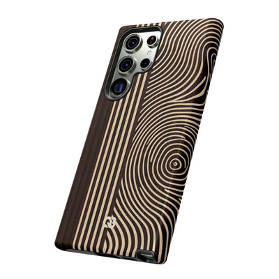 Brown Tough Phone Case for Samsung - Espresso Sand Ridge