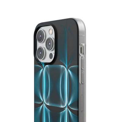 Cyan Core Matrix · Lite Phone Case for iPhone ·  Blue