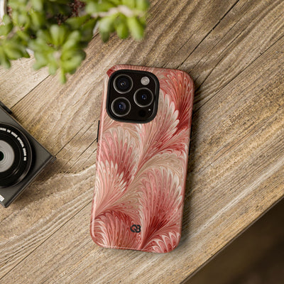 Blush Petal Plume · Tough Phone Case for iPhone · Pink