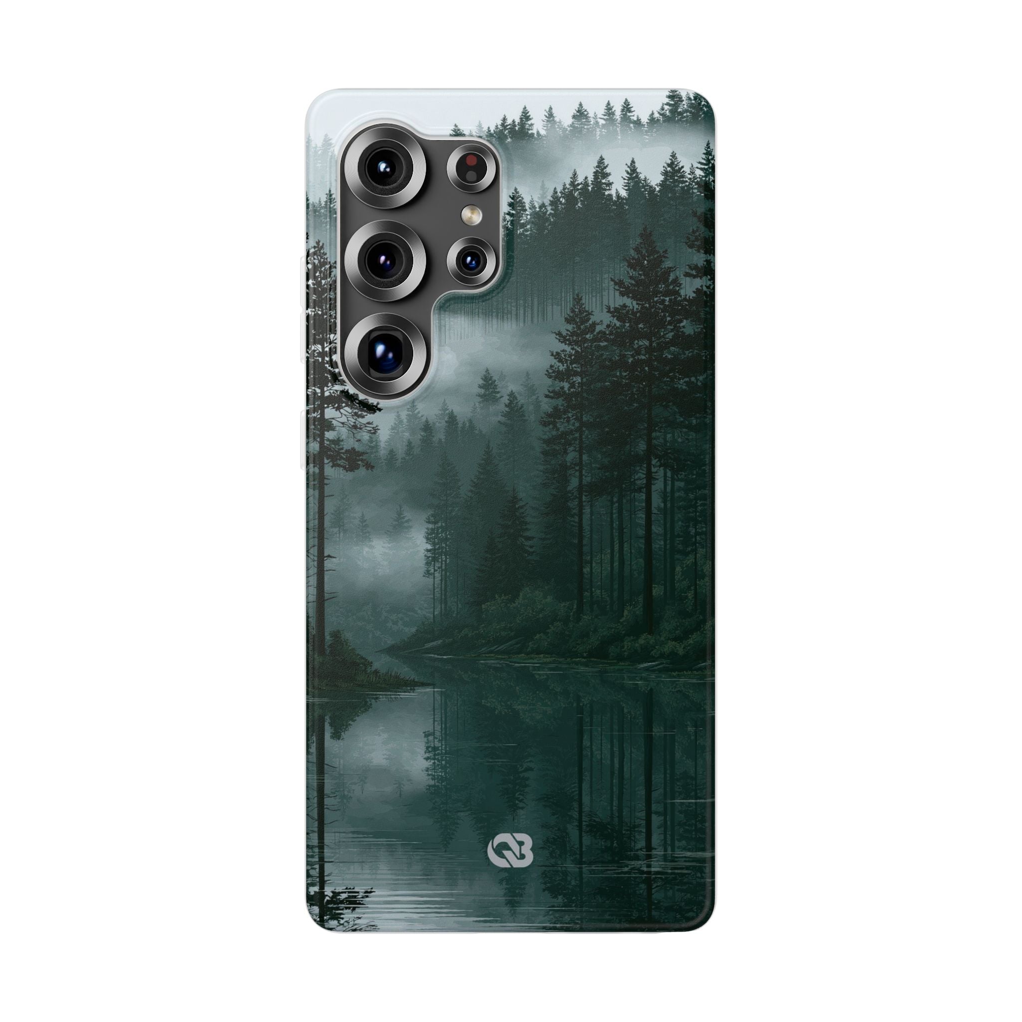 Green Lite Phone Case for Samsung - Misty Evergreen Mirror