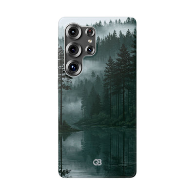 Green Lite Phone Case for Samsung - Misty Evergreen Mirror