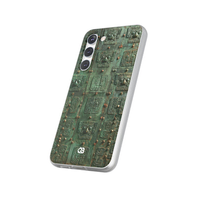 Dynastic Bronze Relief · Lite Phone Case for Samsung · Green