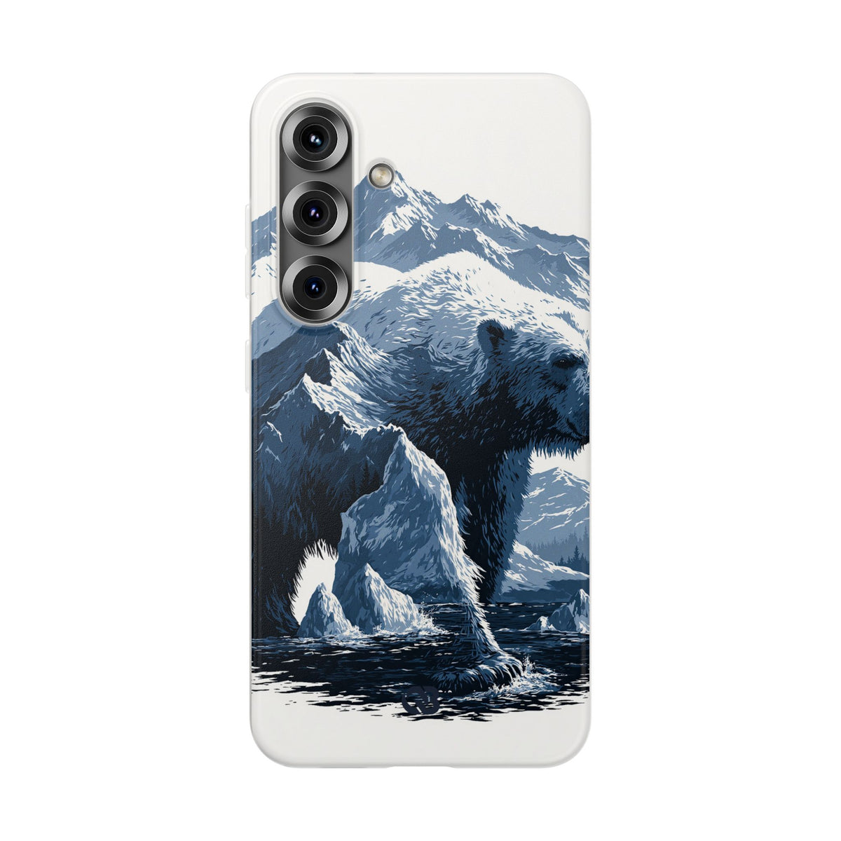 Fjord Summit Bear · Lite Phone Case for Samsung · Blue