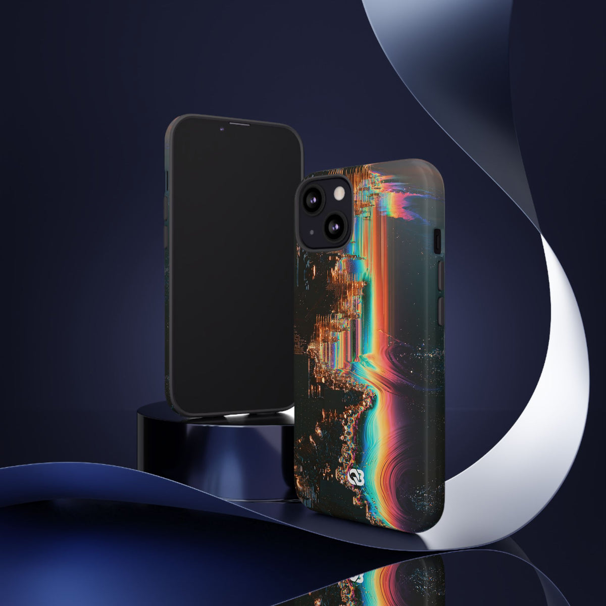 Prismatic Circuit · Tough Phone Case for iPhone · Black