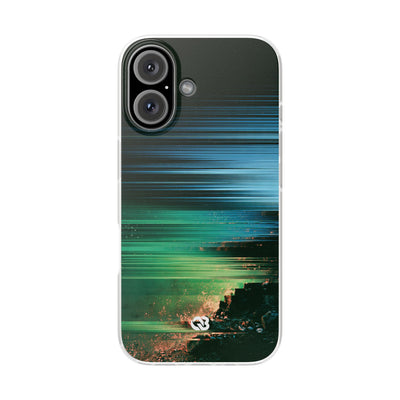 Digital Shoreline Drift · Lite Phone Case for iPhone ·  Teal