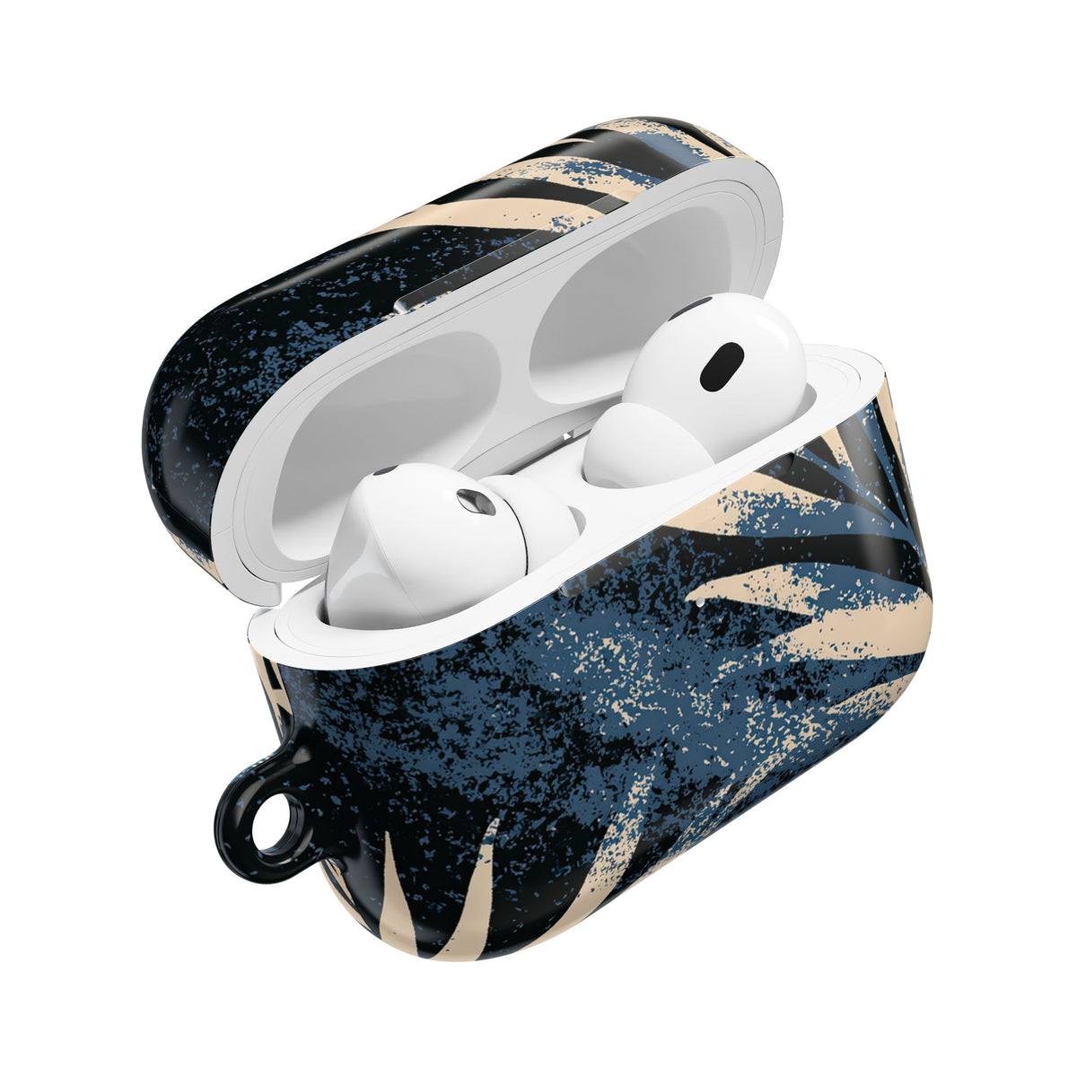 Indigo Palm Horizon · Hard Case for AirPods & AirPods Pro · Blue