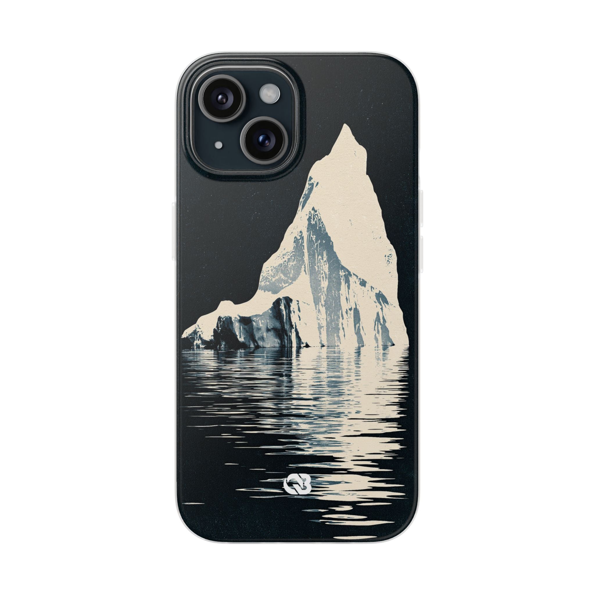 Blue Lite Phone Case for iPhone - Frozen Navy Monolith