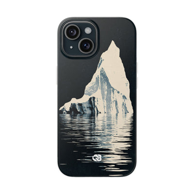 Blue Lite Phone Case for iPhone - Frozen Navy Monolith