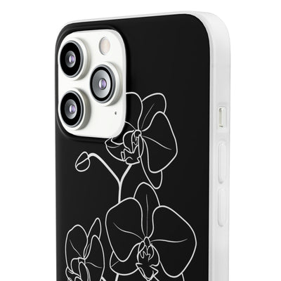Midnight Orchid · Lite Phone Case for iPhone ·  Black