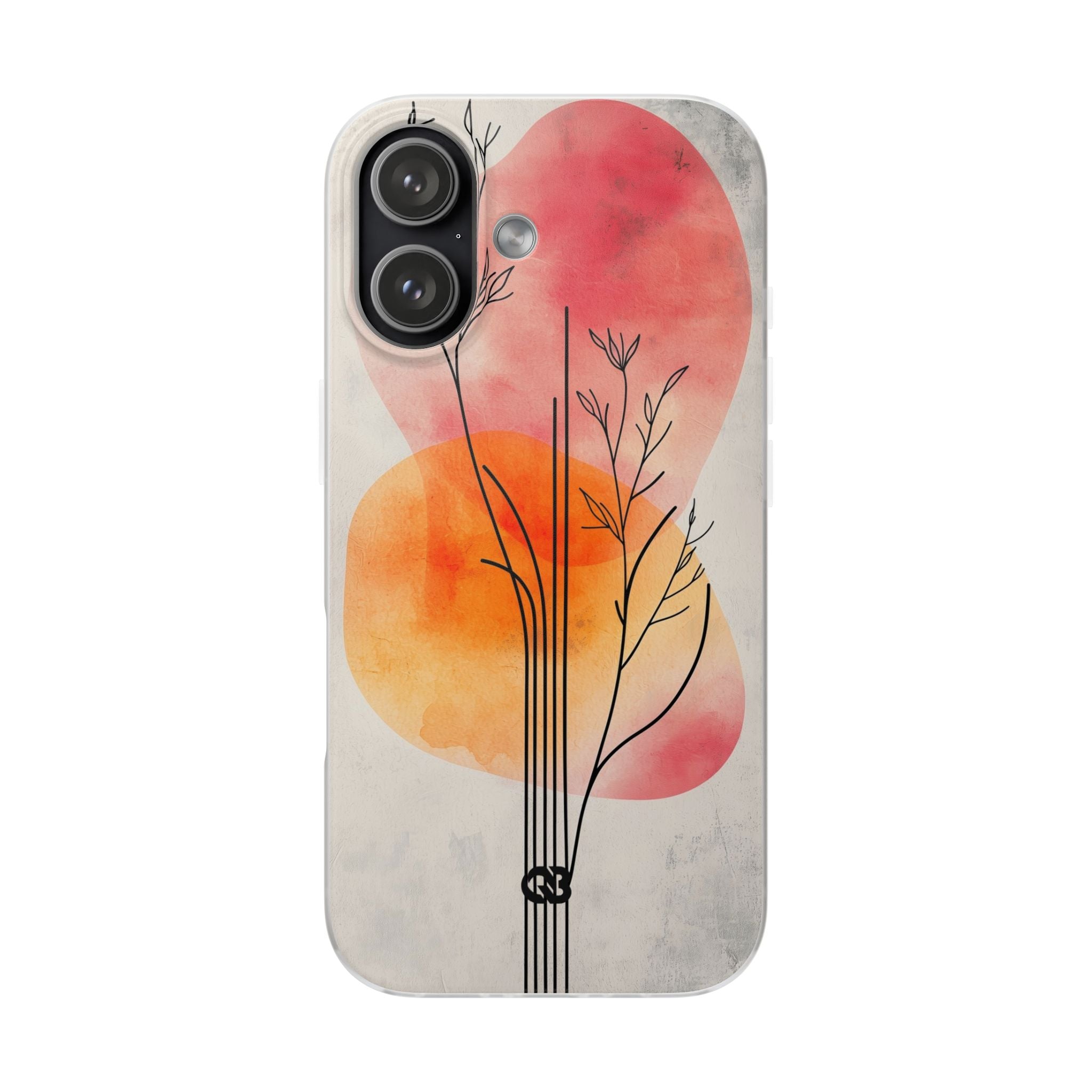 Crimson Bloom Lineage · Soft Phone Case for iPhone