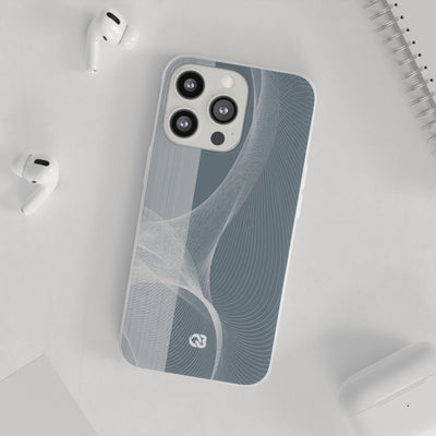 Slate Contour Drift · Lite Phone Case for iPhone ·  Grey