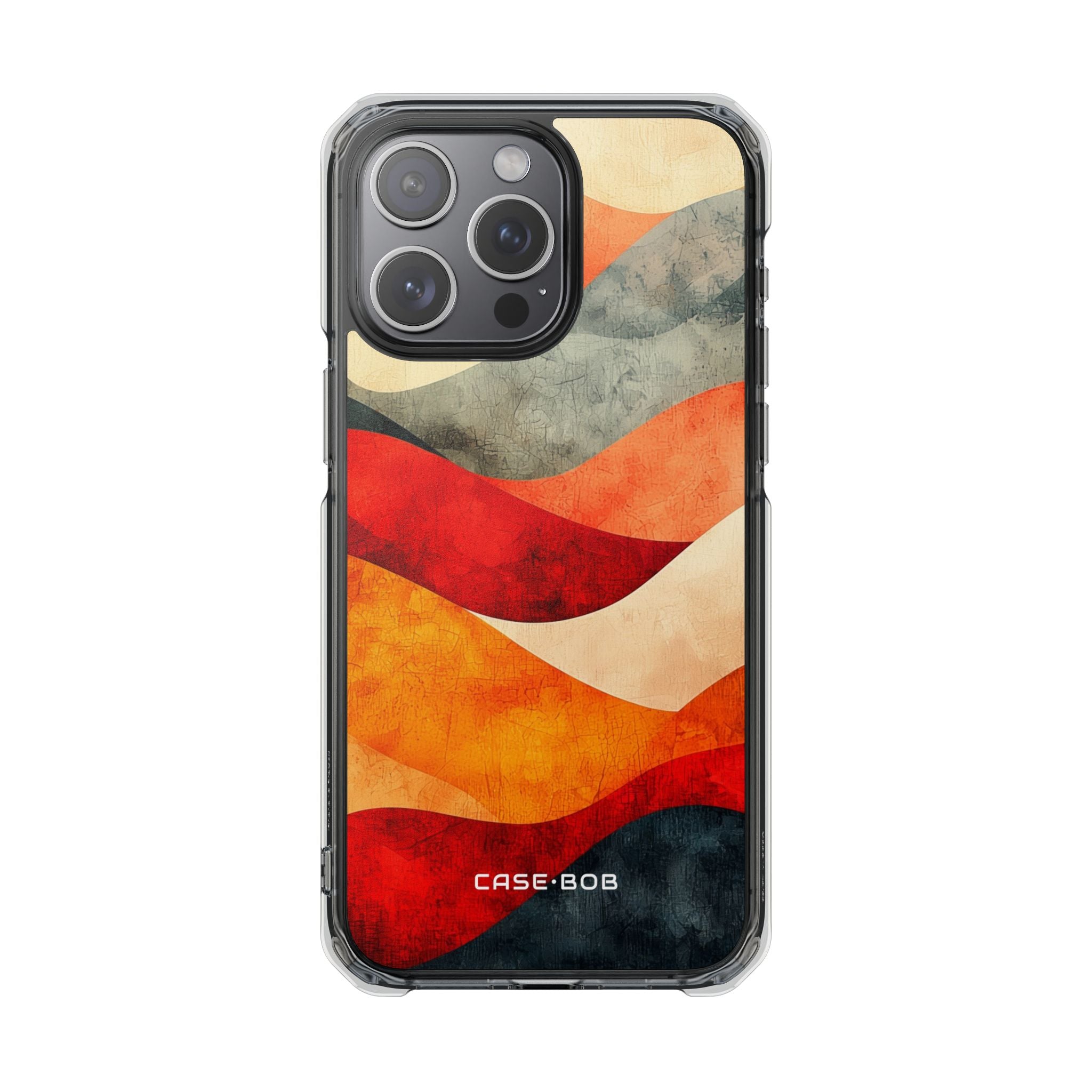 Cracked Wave Sunset iPhone 15 Pro Max Case - Impact