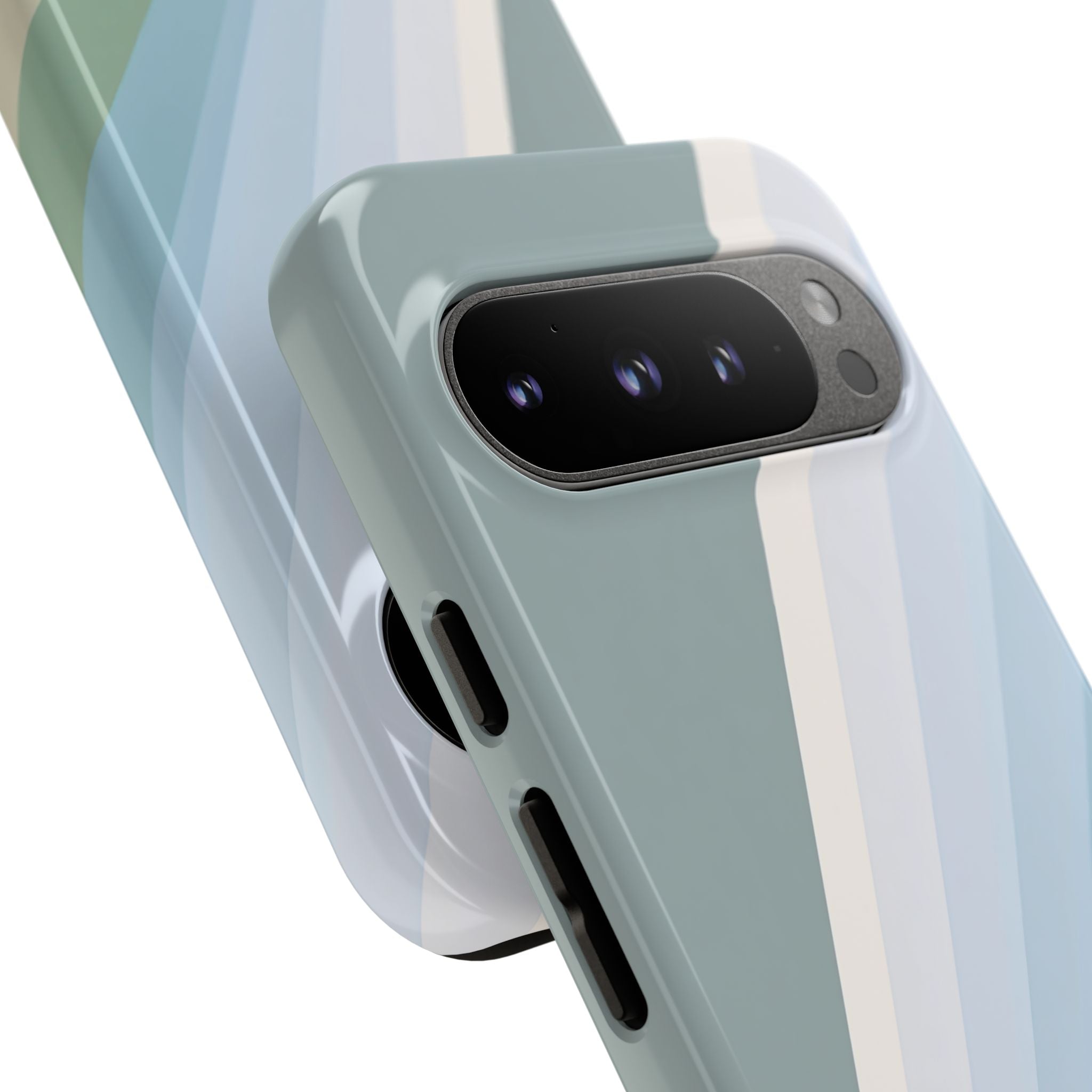 Green Tough Phone Case for Google Pixel - Sage Prism Beam