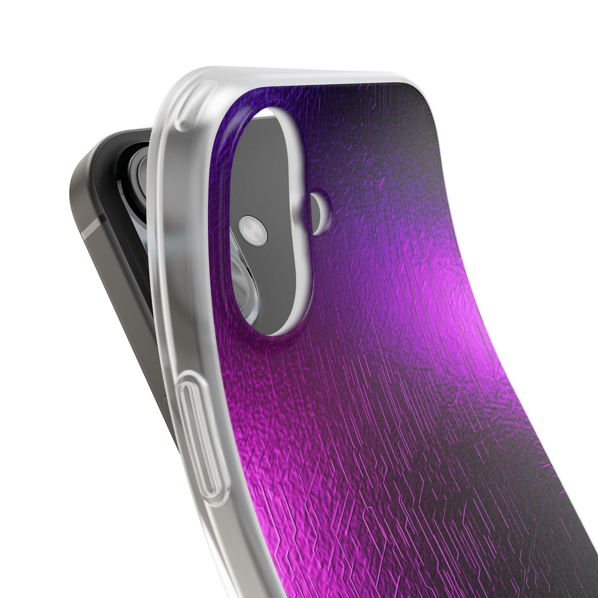 Violet Cyber Circuit · Lite Phone Case for iPhone ·  Purple