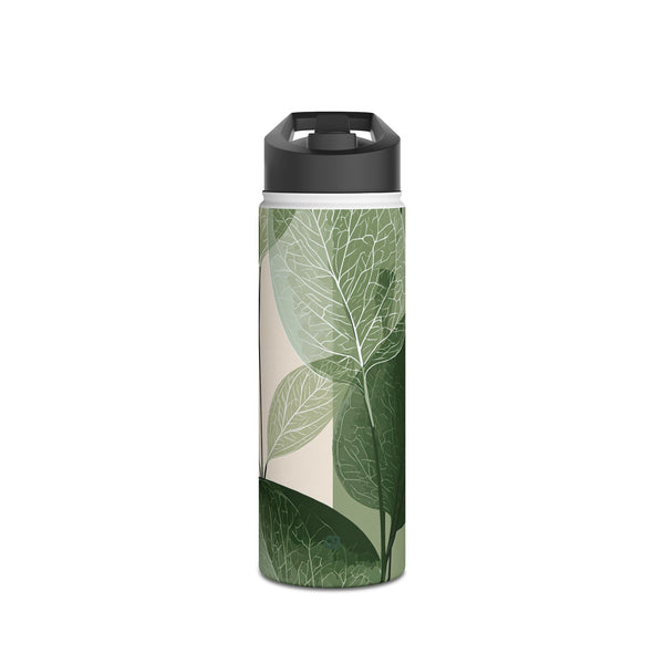 Layered Eucalyptus Study · Insulated Water Bottle · Green