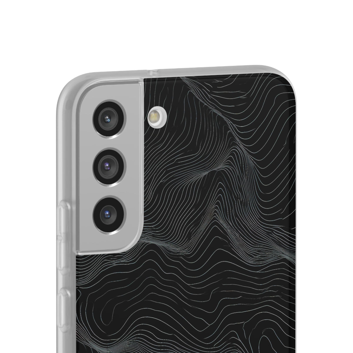 Obsidian Contour Elevation · Lite Phone Case for Samsung · Black
