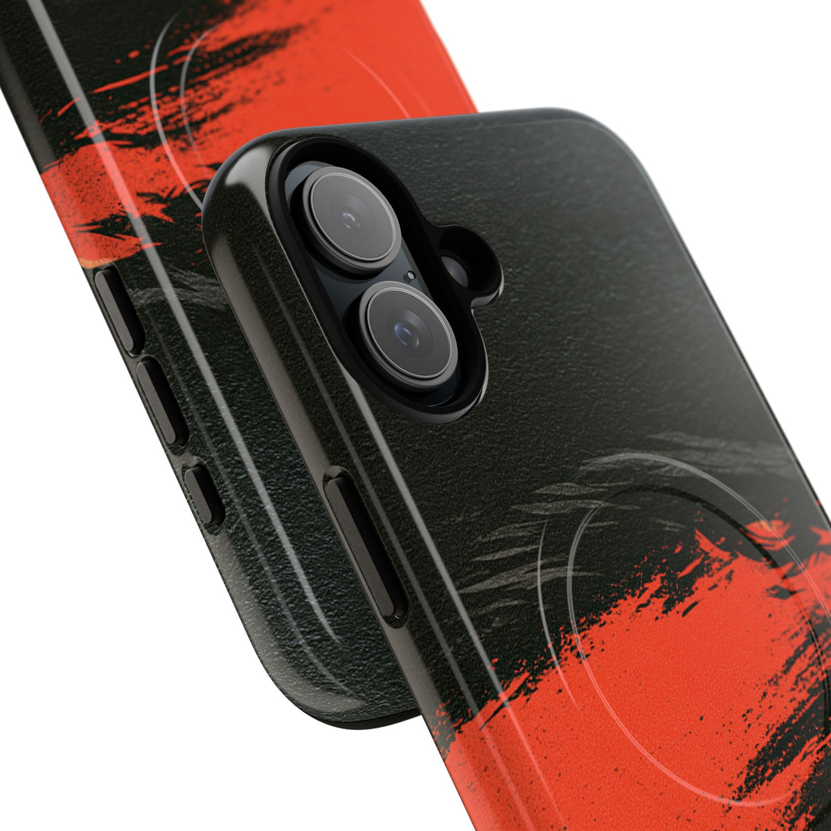 Crimson Raptor Noir · Tough 2.0 Magnetic Phone Case for iPhone · Black