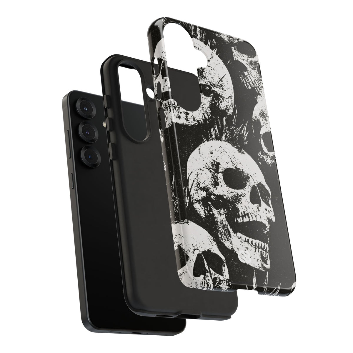 Punk Skull Riot · Tough Phone Case for Samsung · Black