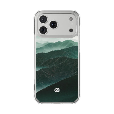 Alpine Mist · Clear Impact Magnetic Phone Case for iPhone · Green