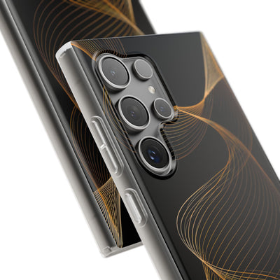 Gold Lite Phone Case for Samsung - Burnished Bronze Helix