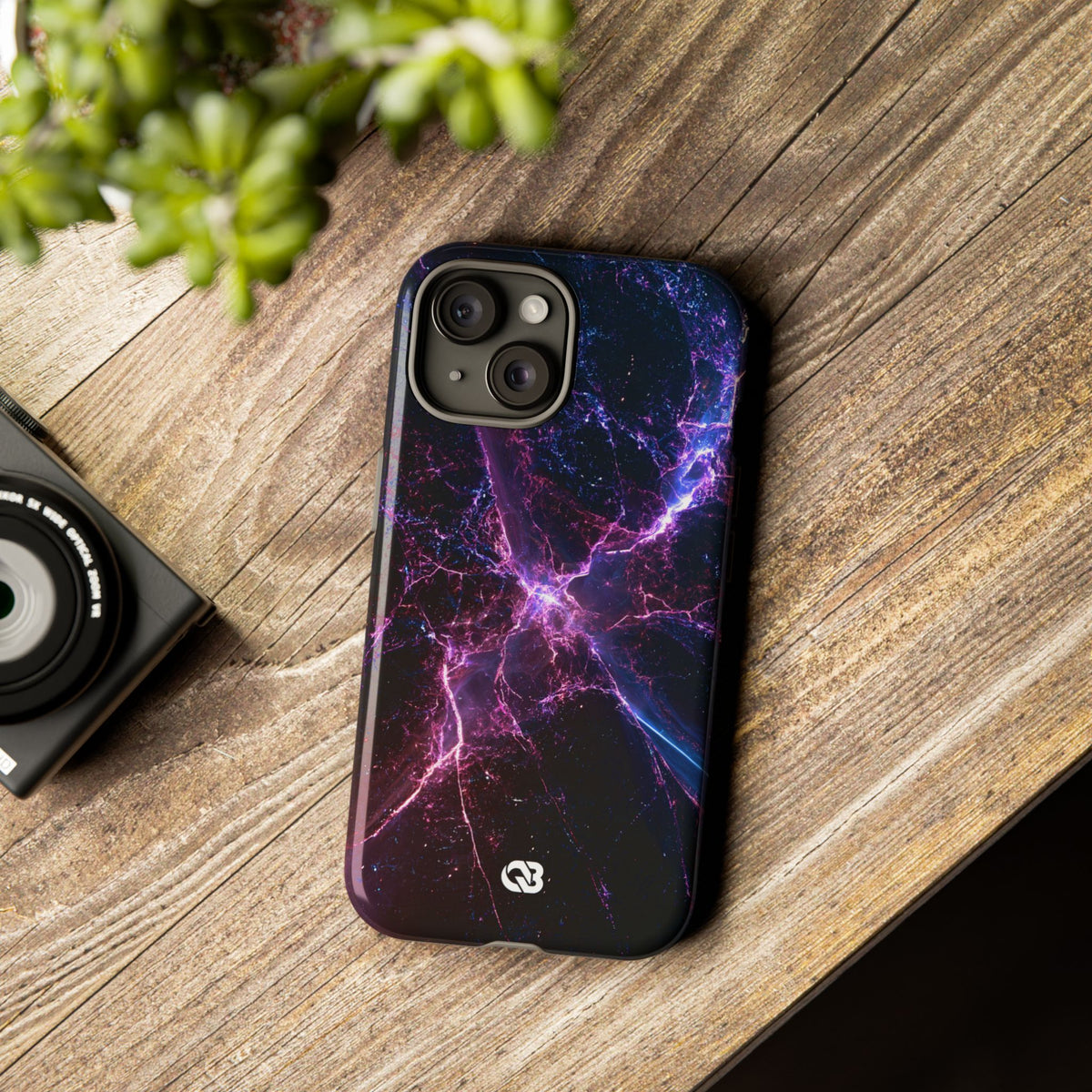 Neural Singularity · Tough Phone Case for iPhone · Black