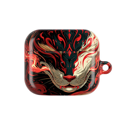 Crimson Kitsune Spirit · Hard Case for AirPods & AirPods Pro · Red
