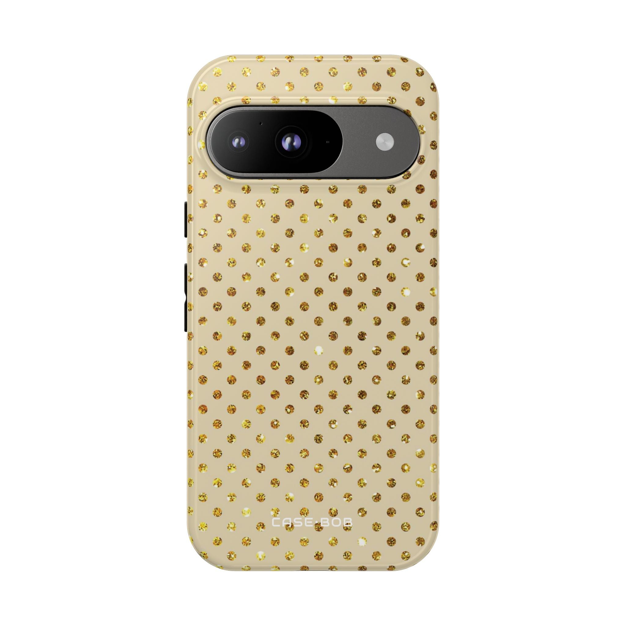 Gold Glitzer Raster Google Pixel 9 Case - Tough