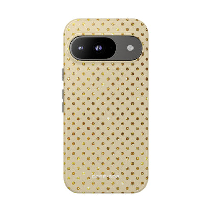 Gold Glitzer Raster Google Pixel 9 Case - Tough