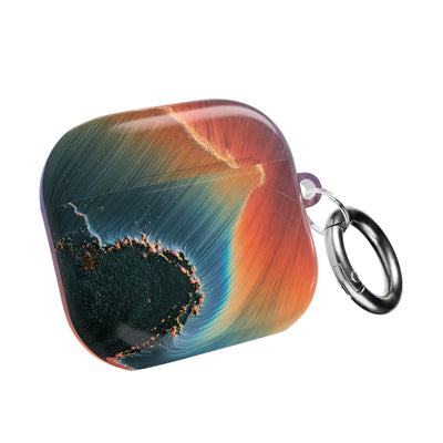 Prismatic Aura Shift · Hard Case for AirPods & AirPods Pro · Blue
