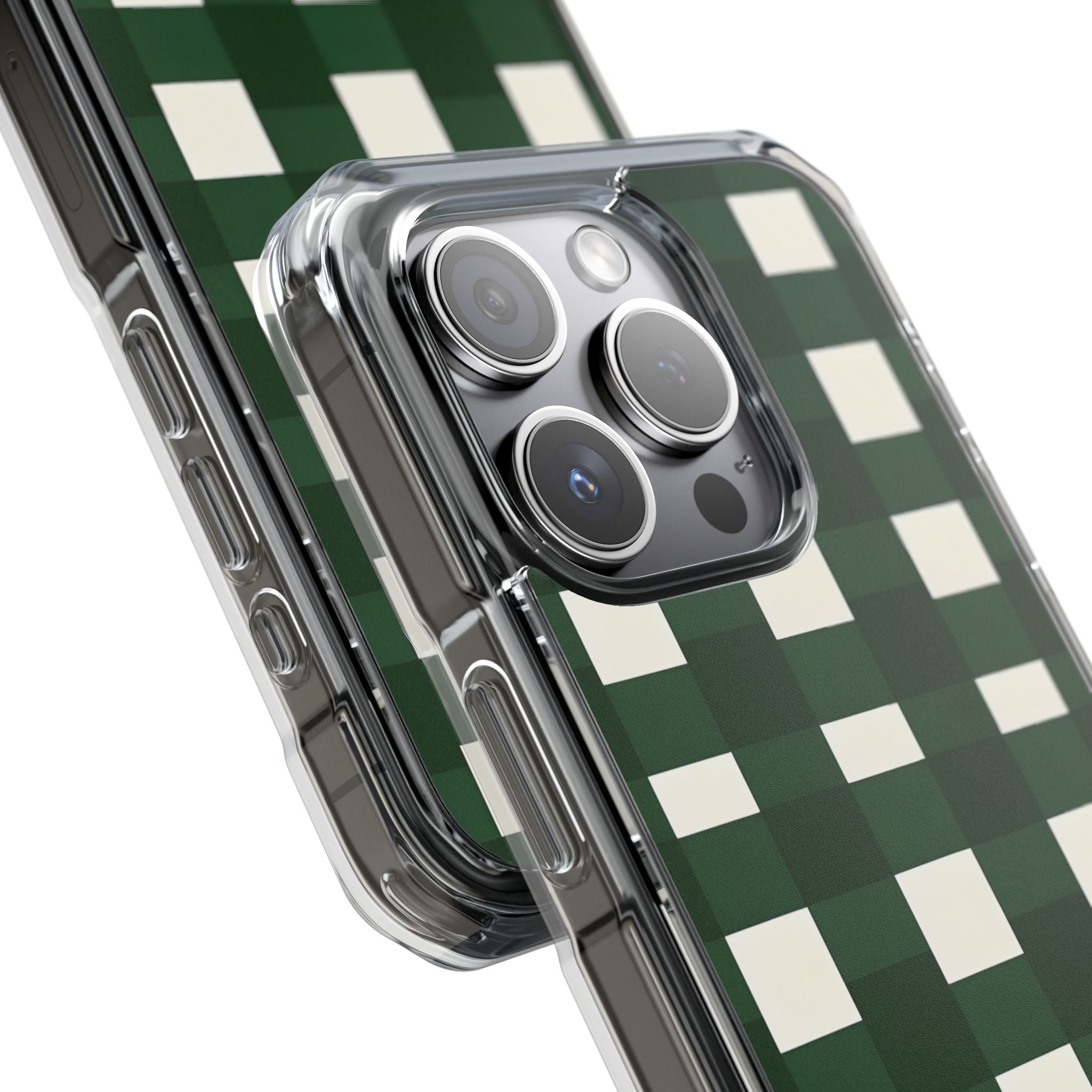 Hunter Green Rutig · Impact Mobilskal för iPhone · Magsafe