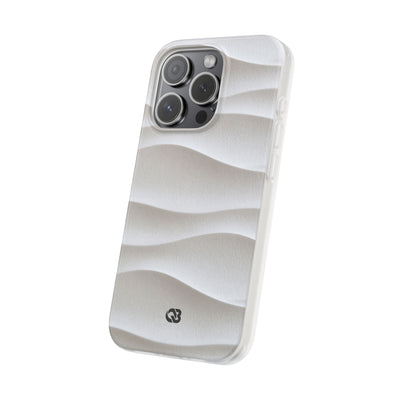 Sculpted Dune Relief · Lite Phone Case for iPhone ·  White
