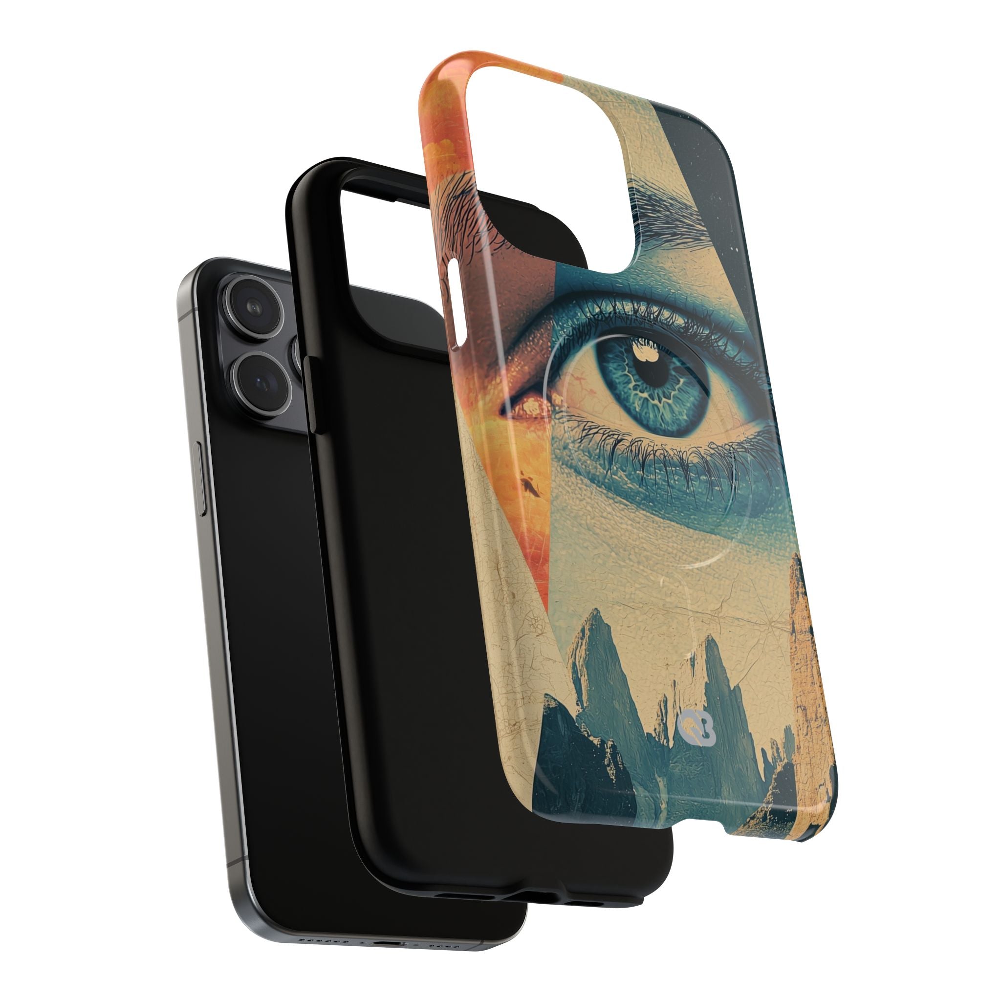 Fragmented Peak Gaze · Tough+ Phone Case for iPhone · Magsafe
