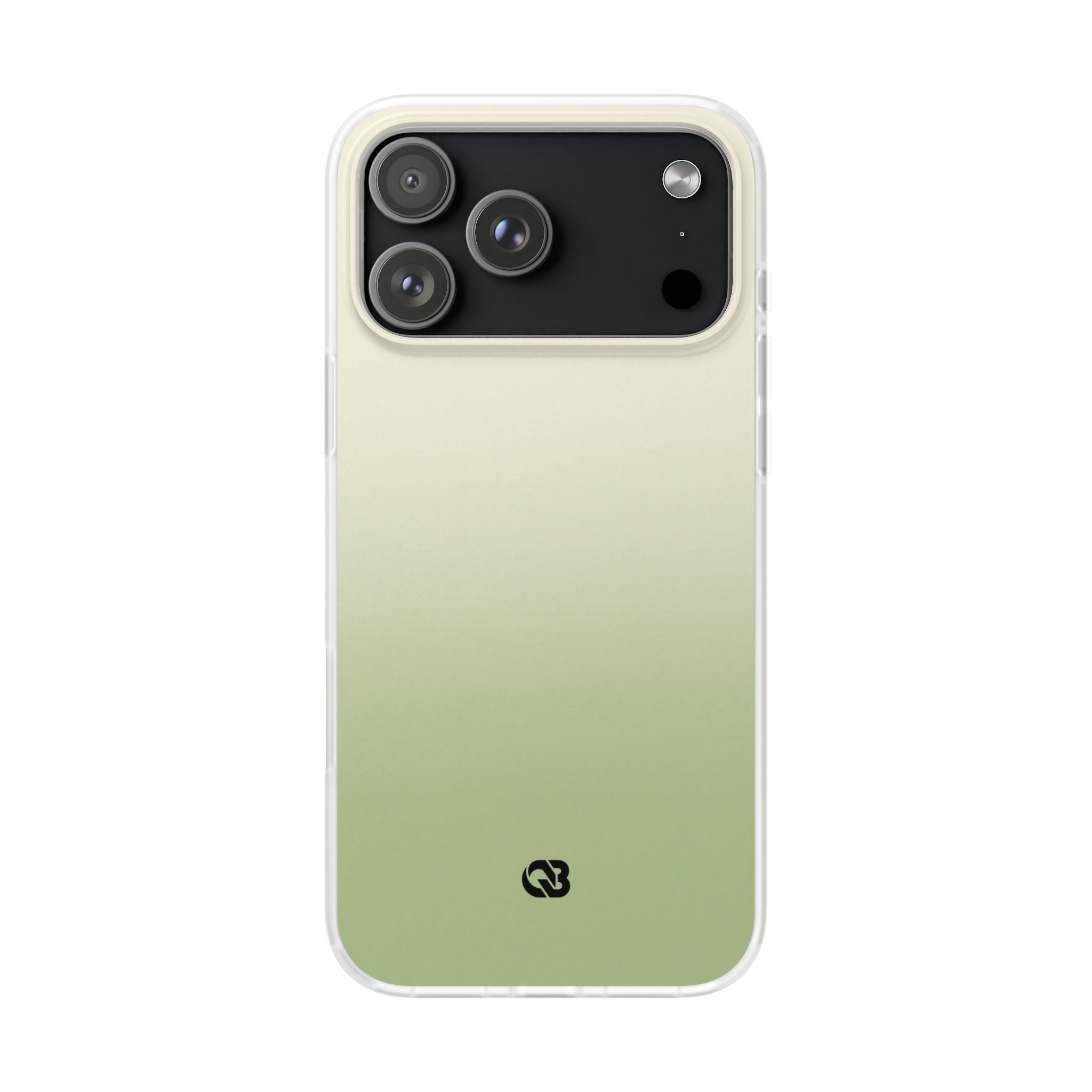 Green Lite Phone Case for iPhone - Bone Sage Fade