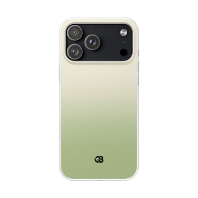 Green Lite Phone Case for iPhone - Bone Sage Fade
