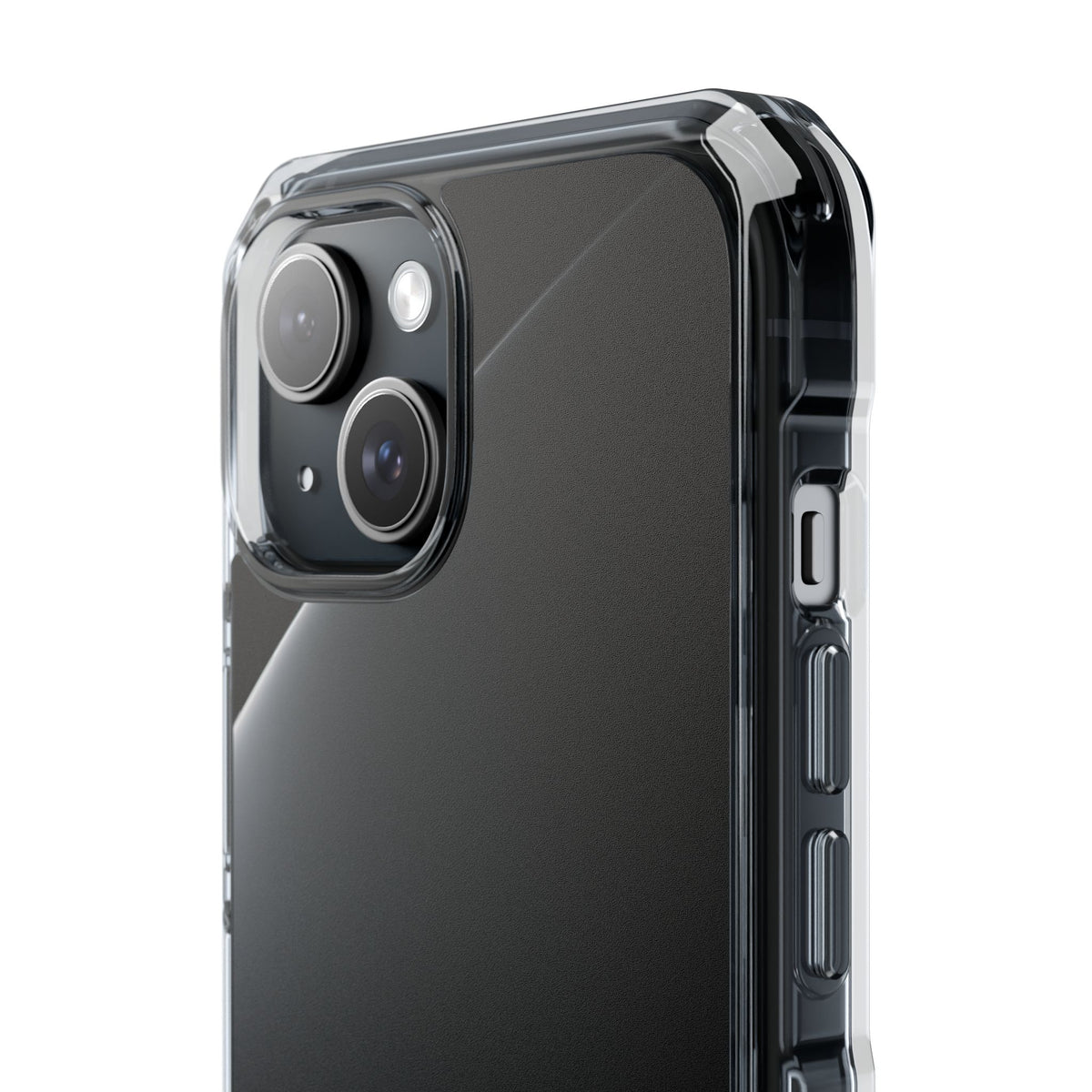 Obsidian Horizon · Clear Impact Magnetic Phone Case for iPhone ·  Black