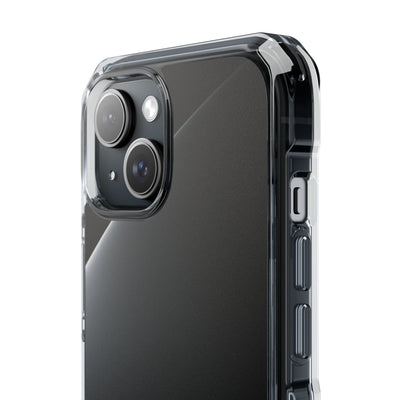Obsidian Horizon · Clear Impact Magnetic Phone Case for iPhone ·  Black