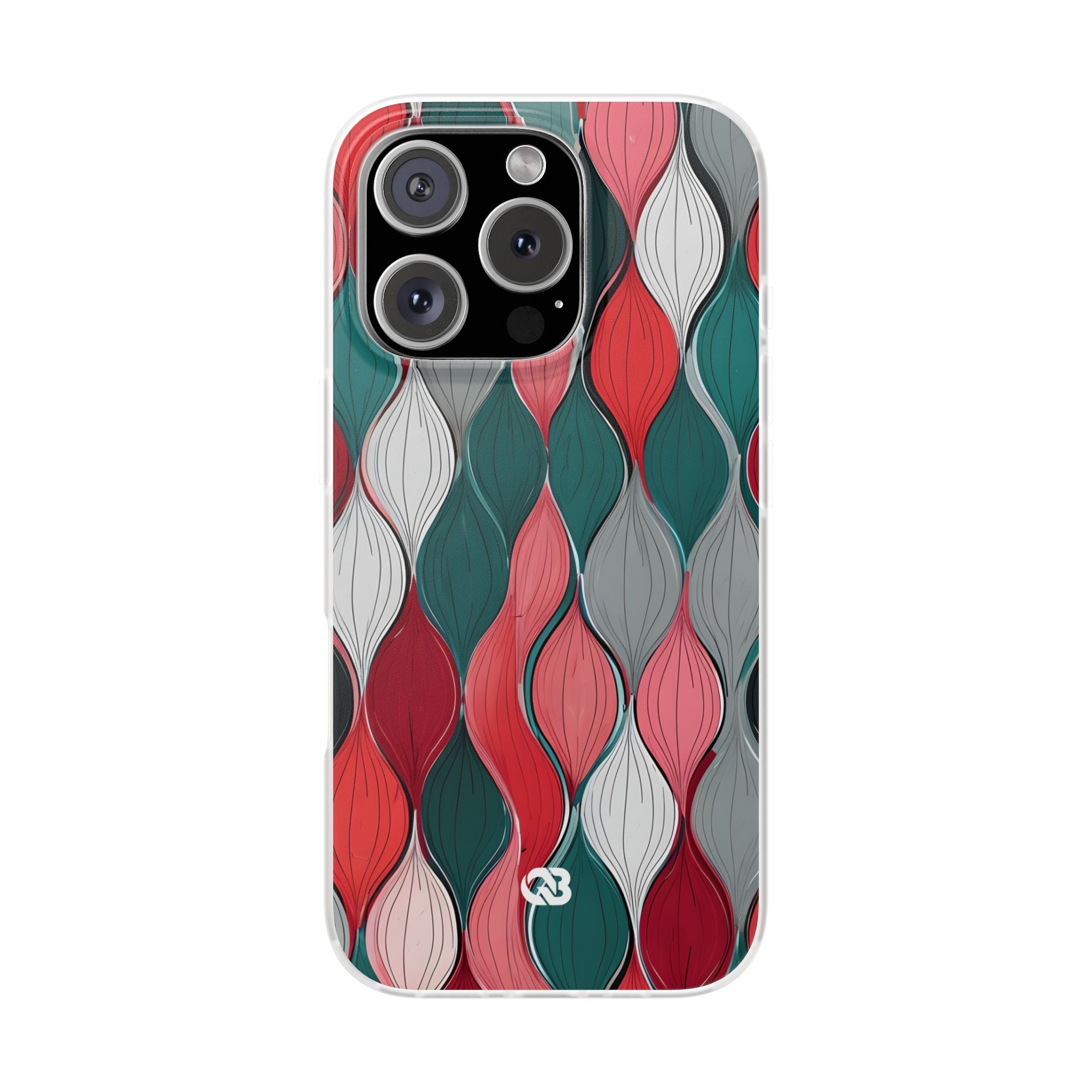 Slate Rose Ripple · Soft Phone Case for iPhone