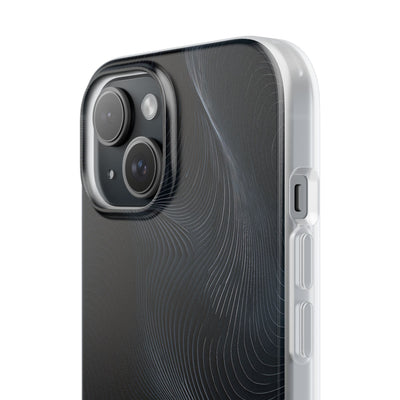 Black Lite Phone Case for iPhone - Obsidian Ridge Flux