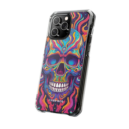 Flaming Skull iPhone 14 Pro Max Case - Impact