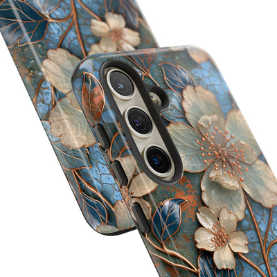Gilded Blossom Reverie · Tough Phone Case for Samsung · Teal