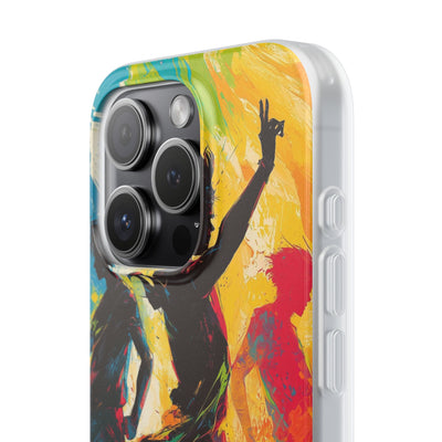 Electric Motion Blur · Soft Phone Case for iPhone