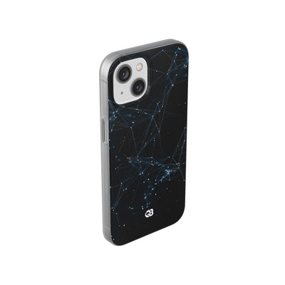 Black Lite Phone Case for iPhone - Arctic Neural Mesh