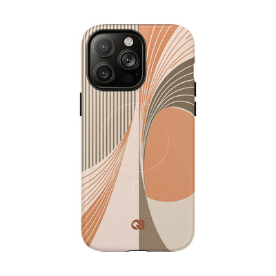 Orange Tough 2.0 Magsafe Phone Case for iPhone - Desert Arc Horizon