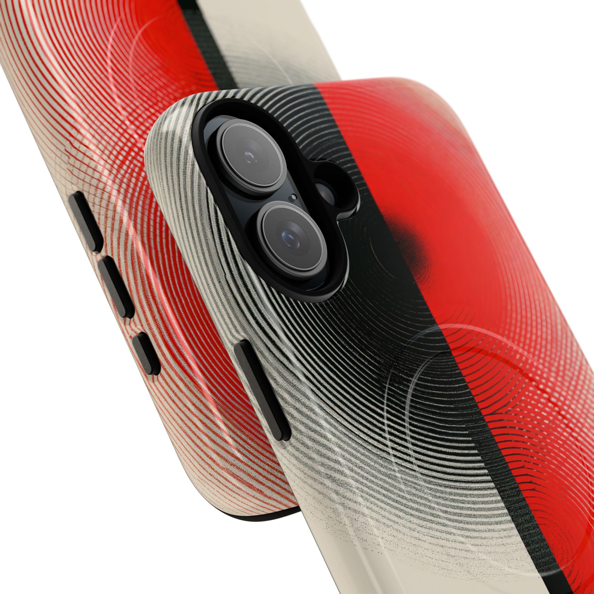Red Tough 2.0 Magsafe Phone Case for iPhone - Split Signal Red