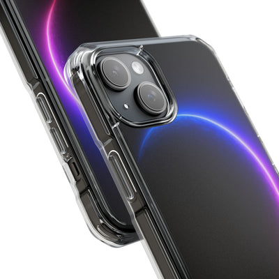 Luminous Eclipse · Clear Impact Magnetic Phone Case for iPhone · Black