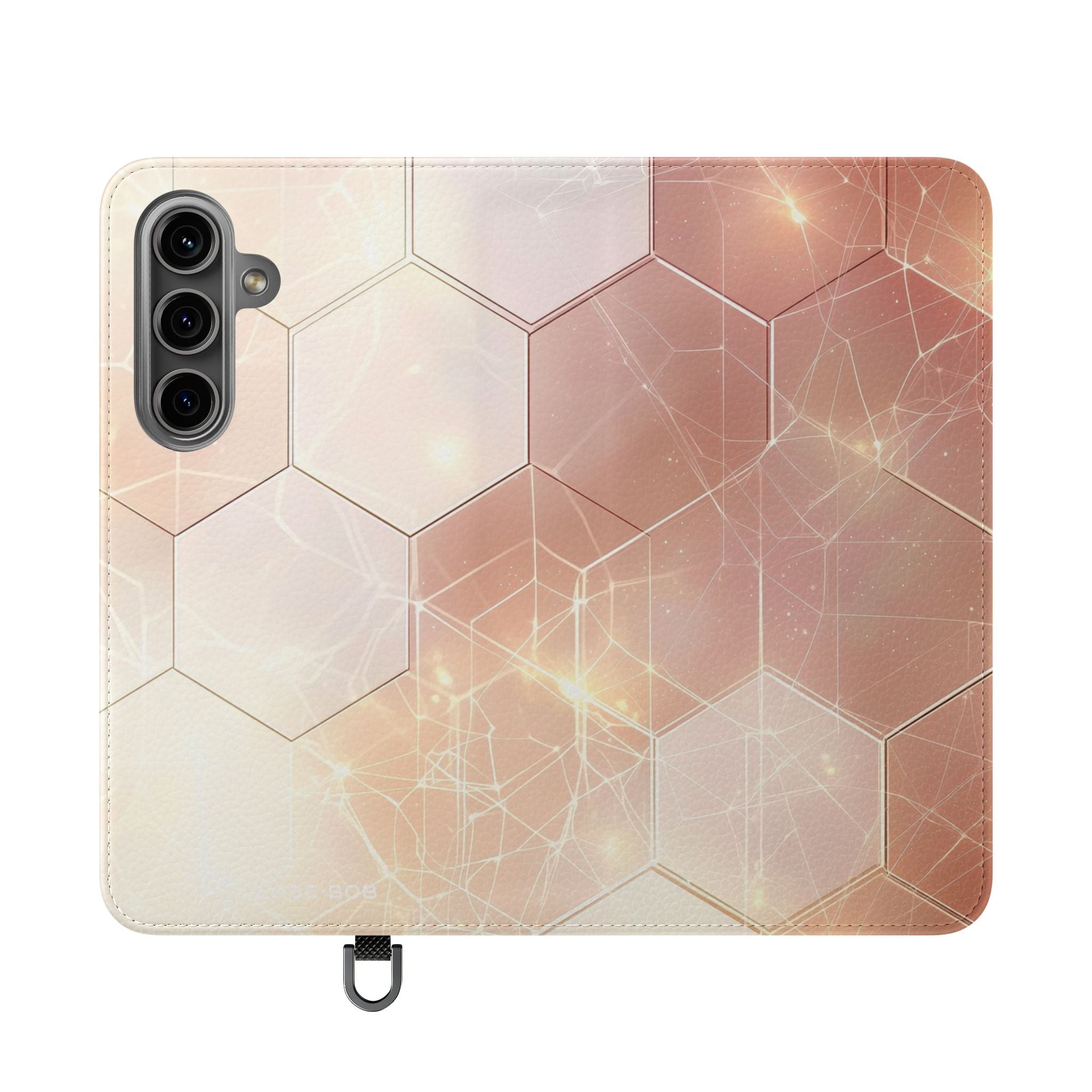 Hexagon Glow - Samsung S24 Case - Wallet