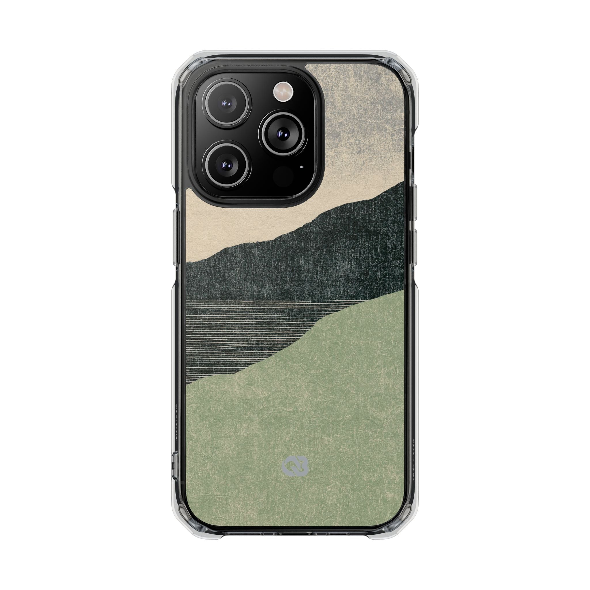 Green Impact MagSafe Phone Case for iPhone - Moss Ridge Grain